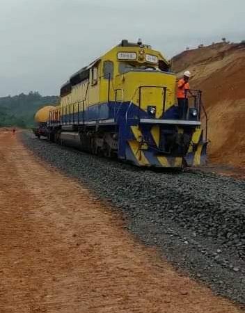 Gabon/Setrag bientôt la reprise du trafic : les cheminots procèdent aux tests de circulations avec des trains à vide sur la nouvelle partie posée